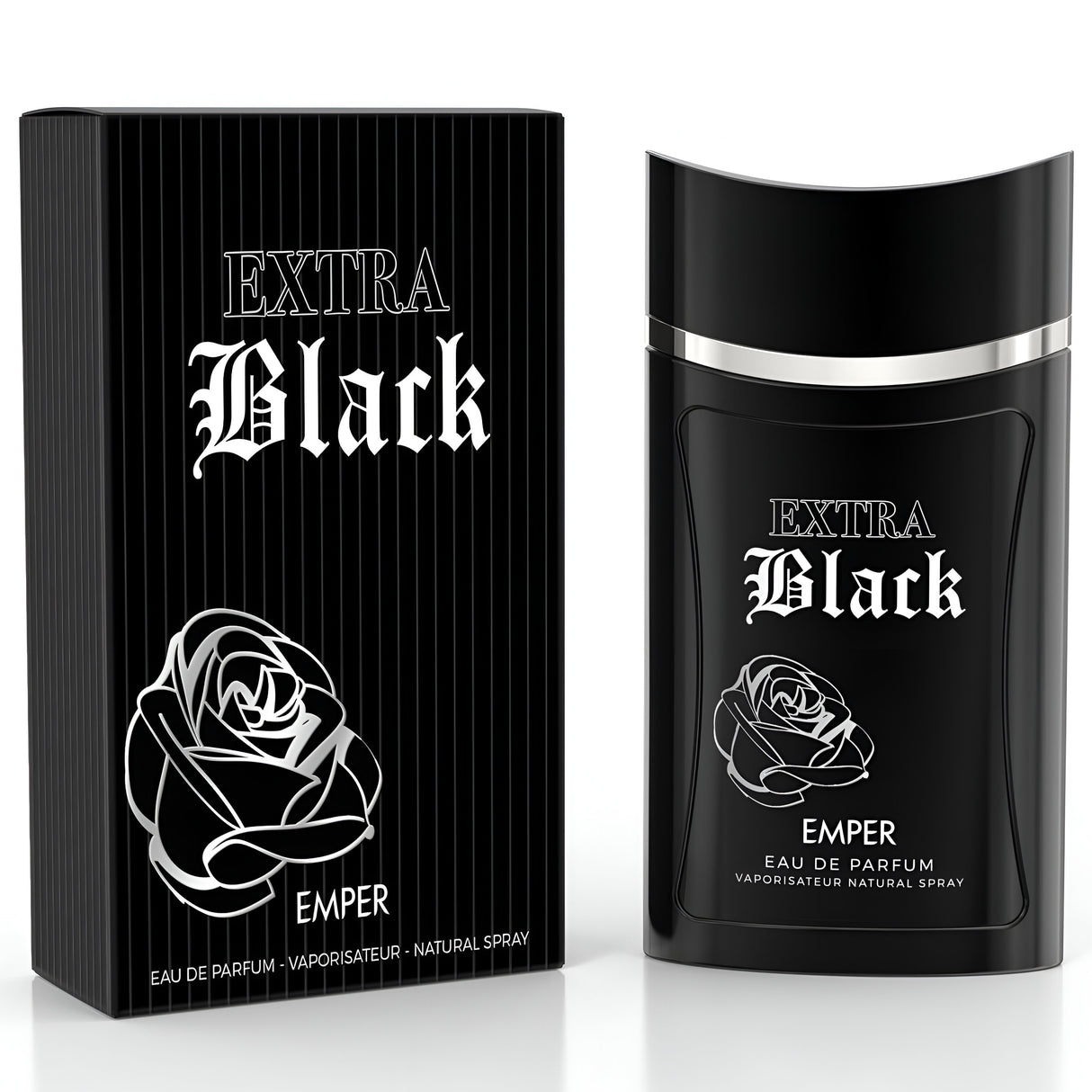 Extra Black by Emper. Eau de Parfum for Men - 2.8 fl oz / 85ml.