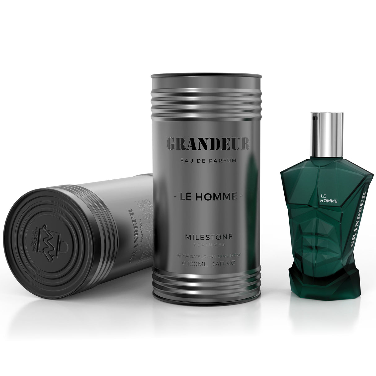 Grandeur Le Homme by Milestone Perfumes - Eau De Parfum for Man 3.4 Fl Oz / 100ML