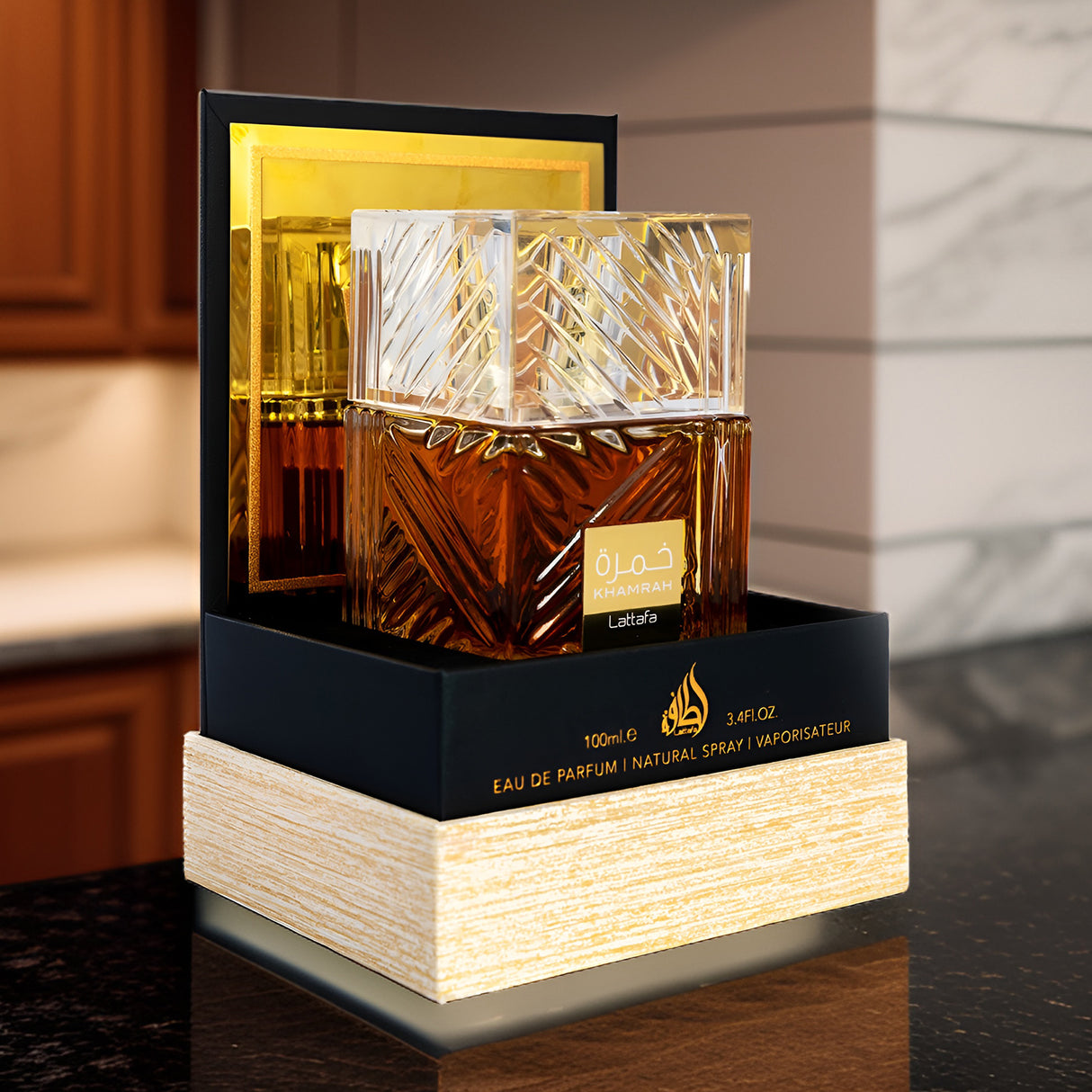 Khamrah Perfume By Lattafa - Authentic & Luxury - Unisex Eau De Parfum - 3.4Fl Oz / 100ml