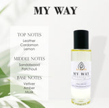Xcents - My Way Essential Oil for Cold Air Diffuser - Luxury Hotel Inspired Aromatherapy - Lush Sandalwood, Vetiver, Leather 4Fl Oz 120ml