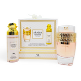 SET Arabia Madame by Le Chameau - Eau de Parfum for Women & Refreshing Fragrance Mist - 3.4 Fl OZ Each.