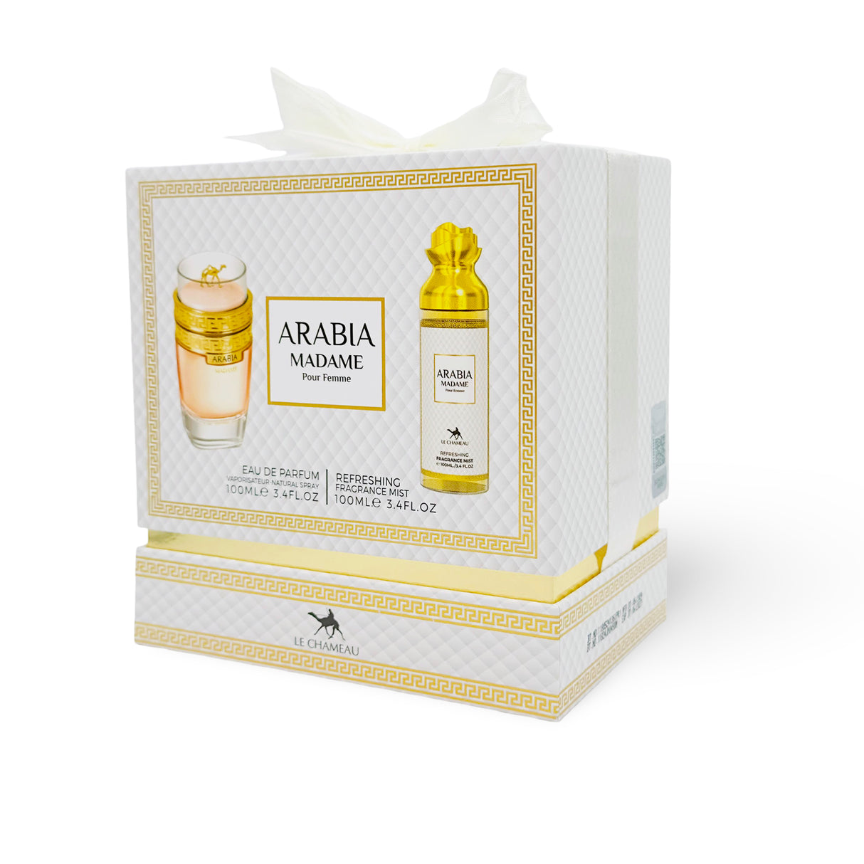 SET Arabia Madame by Le Chameau - Eau de Parfum for Women & Refreshing Fragrance Mist - 3.4 Fl OZ Each.