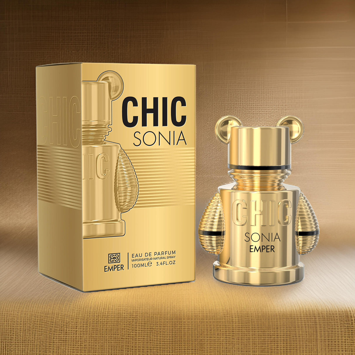 (SET of 3) Chic Boy, Chic Girl & Chic Sonia by Emper - Eau de Parfum - 3.4 fl oz / 100ml EACH.