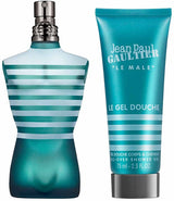 Jean Paul Gaultier Le Male Set - Eau de Parfum for Men 2.5Fl.oz - Shower Gel 2.5Fl.oz