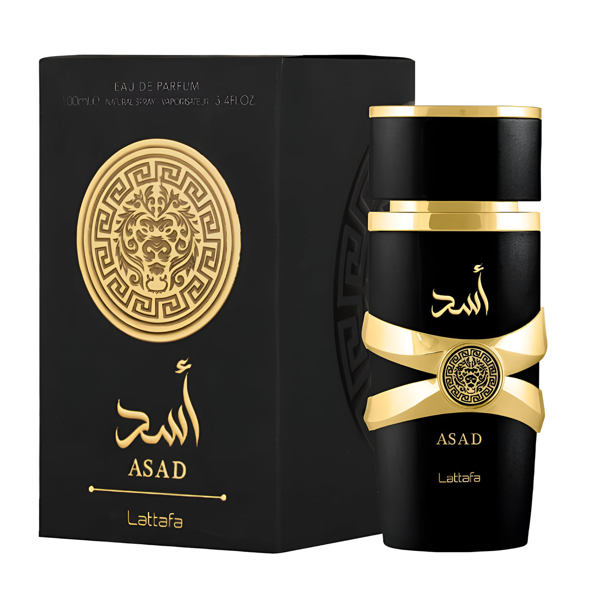 Asad Perfume by Lattafa - Luxury & Authentic Fragrance - Unisex Eau De Parfum - 3.4Fl Oz / 100ml