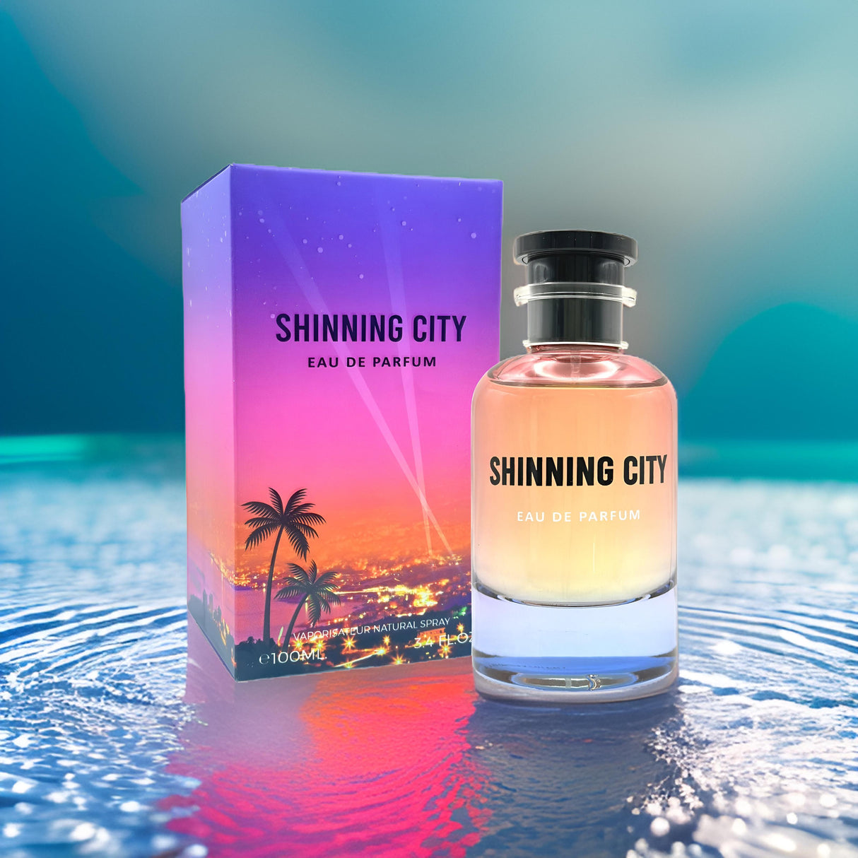 Emper Perfume DUO - Ocean Breeze & Shinning City - 3.4fl oz 100ml Each - Unisex Eau de Parfum - Pack of 2 Refreshing and Revitalizing Fragrances.